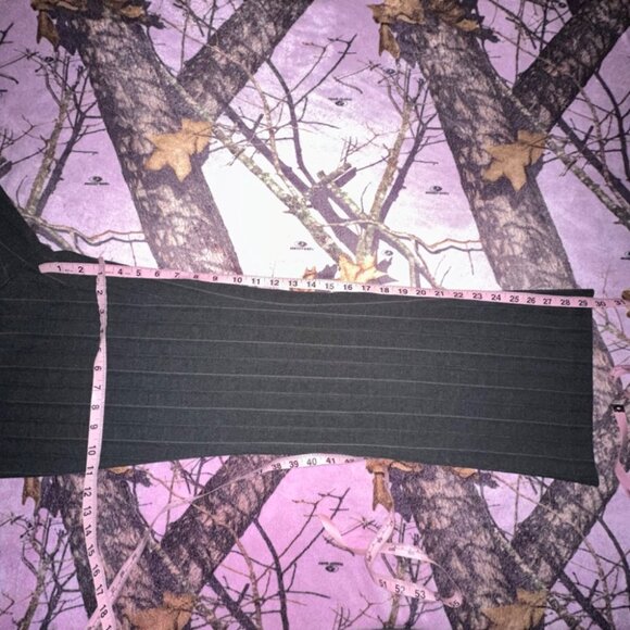 y2k office siren pin stripe flare bootcut dress pants - Picture 5 of 8